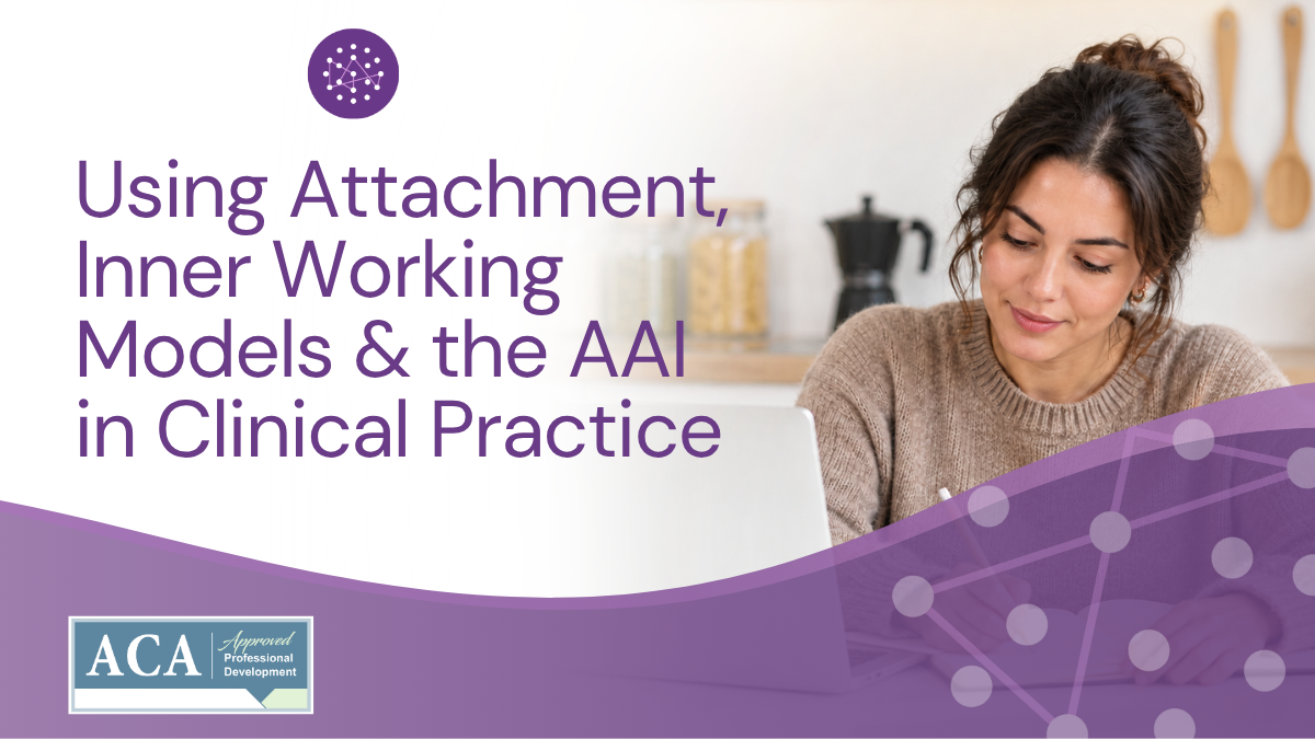 Therapist listening to a client during attachment-informed therapy