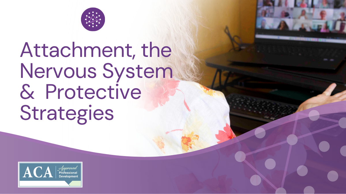 Therapist and client in conversation for attachment and nervous system training